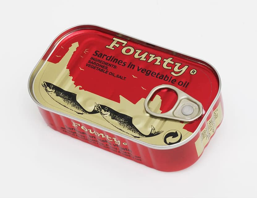 founty-Sardines à l’huile végétale (de soya)